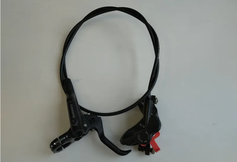 EX DISPLAY Shimano BL-MT501 I-Spec II Right Brake Lever and Deore BR-MT520 4-Piston Disc Brake Bundle-2