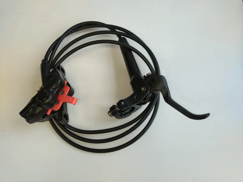 EX DISPLAY Shimano BL-MT501 I-Spec II Left Brake Lever and Deore BR-MT520 4-Piston Disc Brake Bundle-1