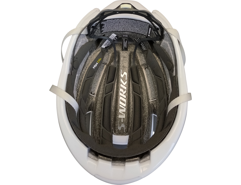 EX DISPLAY Specialized S-Works Evade 3 Road Helmet Medium 55-59 cm in White-7