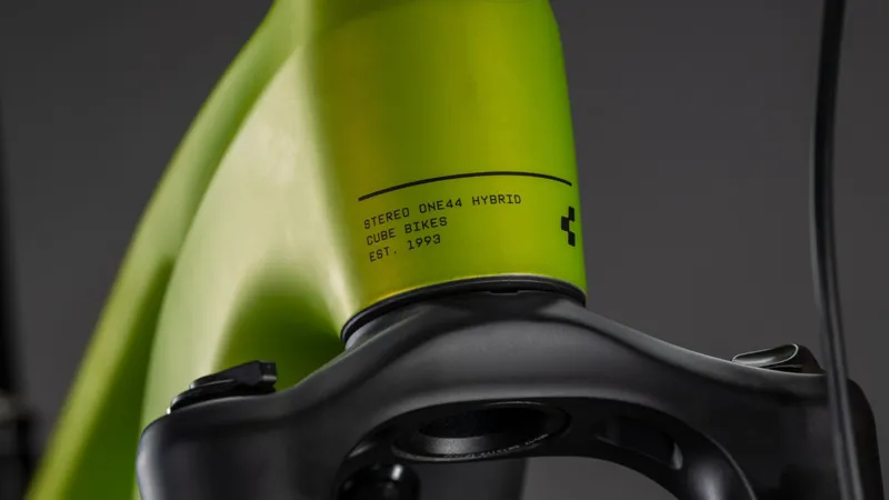 Cube Stereo Hybrid ONE44 Pro 800 Electric Full Suspension Mountain Bike 2026 in Lizard/Black-5