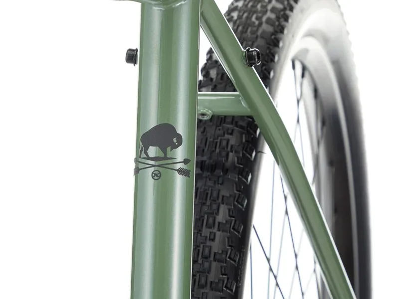 Kona Rove LTD Gravel Bike 2025 in Gloss Metallic Green w/ Satin Lead Decals-5