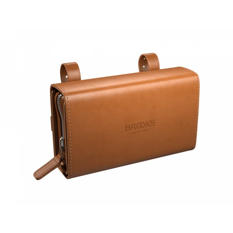 Brooks D Shaped Saddle Bag in Honey-2