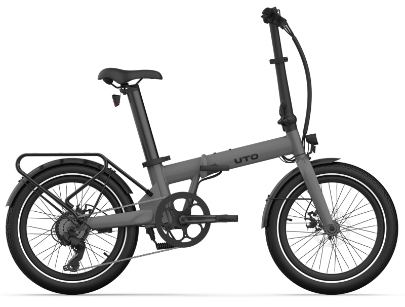 UTO Essential ESS20 Electric Folding Bike 2027 in Satin Grey