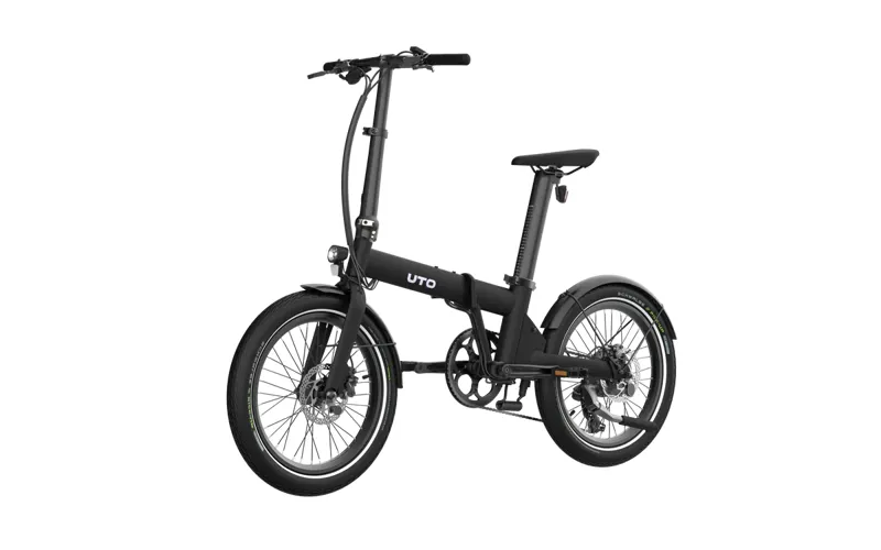 UTO Afternoon OG20 Electric Folding Bike 2027 in Onyx Black-3