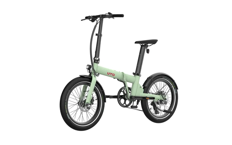 UTO Afternoon OG20 Electric Folding Bike 2027 in Sage Green-3