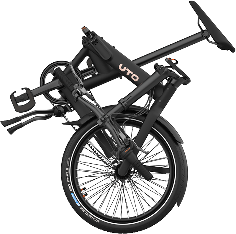 UTO Afternoon PRO 20 Folding Bike 2027 in Onyx Black-1