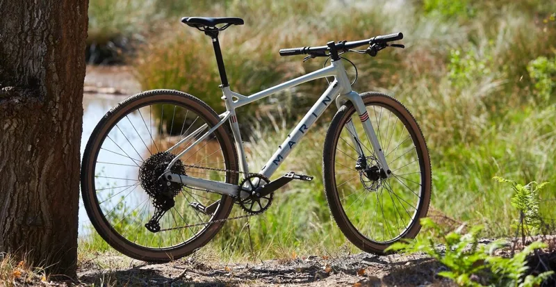 Marin DSX 1 Hybrid Bike 2023 in Grey-2
