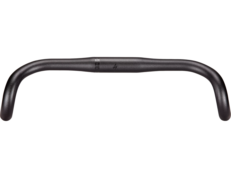 Short Reach Alloy Flare Handlebars in Sand Blast Ano Black-3