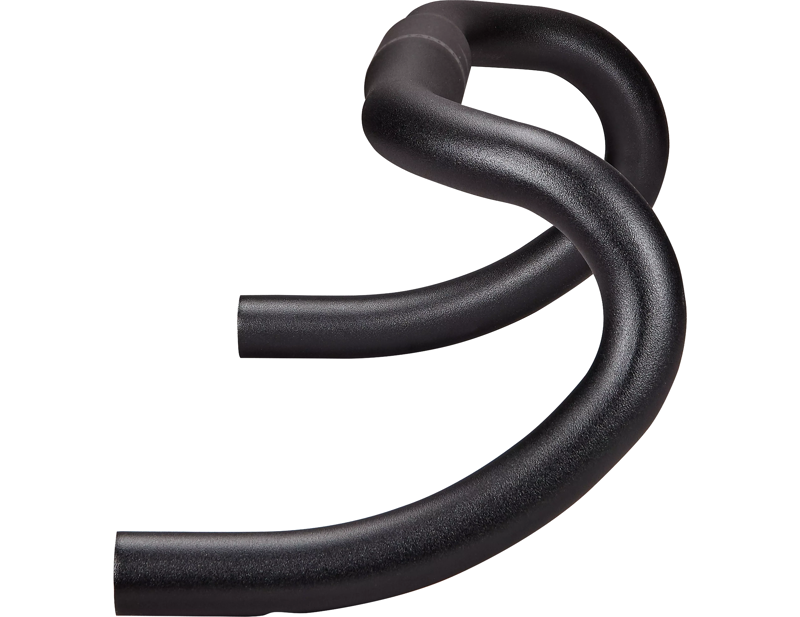 Short Reach Alloy Flare Handlebars in Sand Blast Ano Black-2