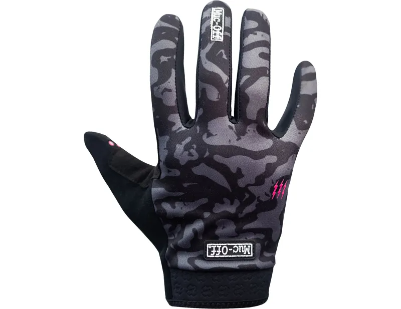 Balfes Bikes Muc-Off Rider Gloves in Grey Camo | Free postage over £30, £10 off first order, price match & 0% finance.