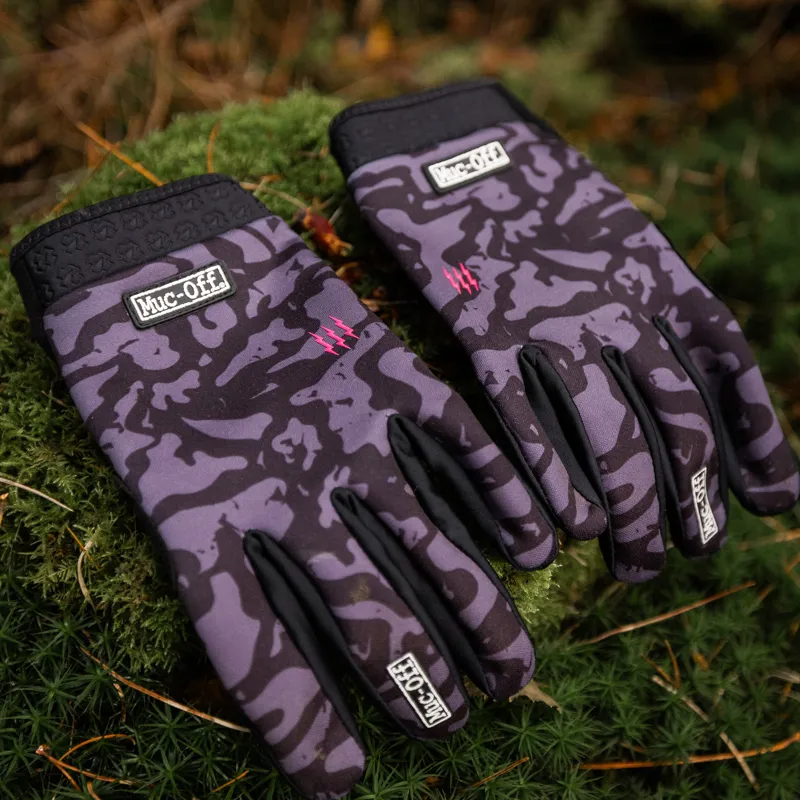 Muc-Off Rider Gloves in Grey Camo-2