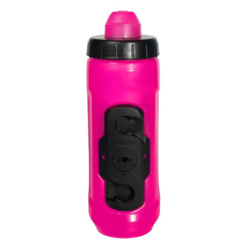 Muc-Off X Fidlock Twist Bottle 450ml + Bike Base in Pink-1
