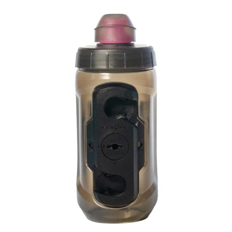 Muc-Off x Fidlock Twist Bottle 590ml + Bike Base in Smoked-1