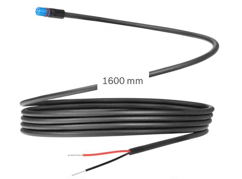 Balfes Bikes Bosch Headlight Light Cable 1600 mm in Black | Free postage over £30, £10 off first order, price match & 0% finance.