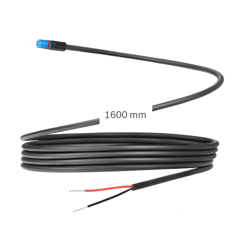 Balfes Bikes Bosch Headlight Light Cable 1600 mm in Black | Free postage over £30, £10 off first order, price match & 0% finance.