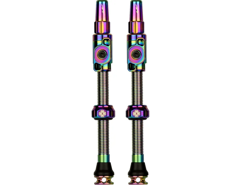 Balfes Bikes Muc-Off Tubeless Valves Big Bore Lite in Iridescent | Free postage over £30, £10 off first order, price match & 0% finance.