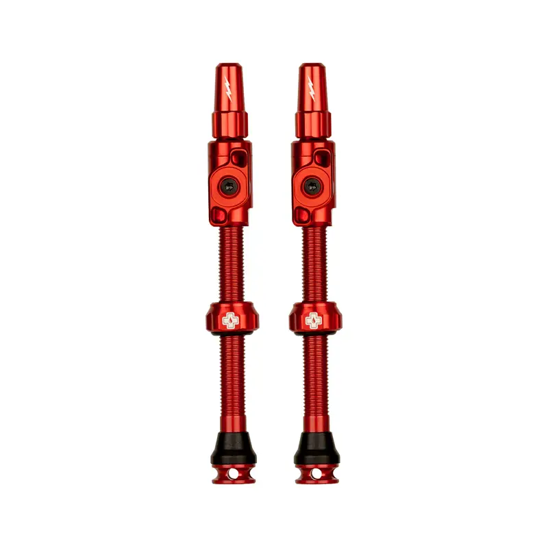 Balfes Bikes Muc-Off Tubeless Valves Big Bore Lite in Red | Free postage over £30, £10 off first order, price match & 0% finance.