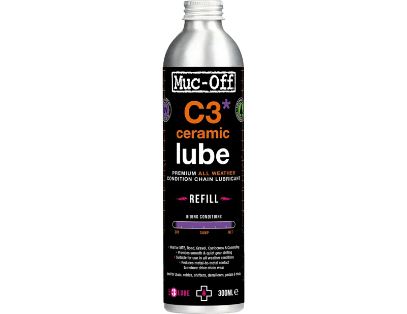 Balfes Bikes Muc-Off C3 All Weather Ceramic Lube 300ml | Free postage over £30, £10 off first order, price match & 0% finance.