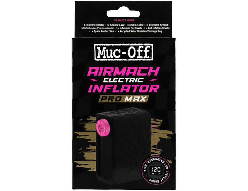 Muc-Off Airmach Electric Pro Max Inflator in Black