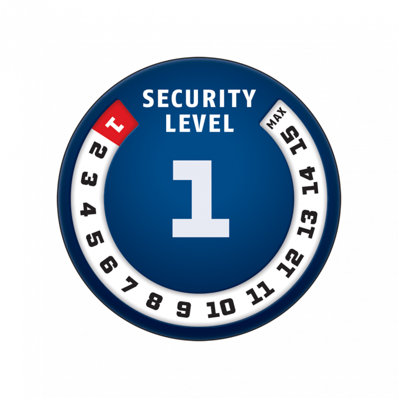 Abus 1950 Cable Lock in Black-1