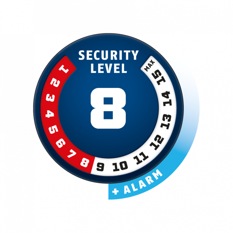 Abus Alarm Lock 440A Black/Red 150mm -1