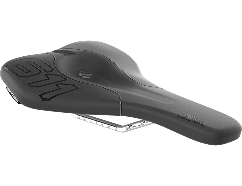 Balfes Bikes Sq Lab SQlab 611 Ergowave CrMo Saddle in Black | Free postage over £30, £10 off first order, price match & 0% finance.