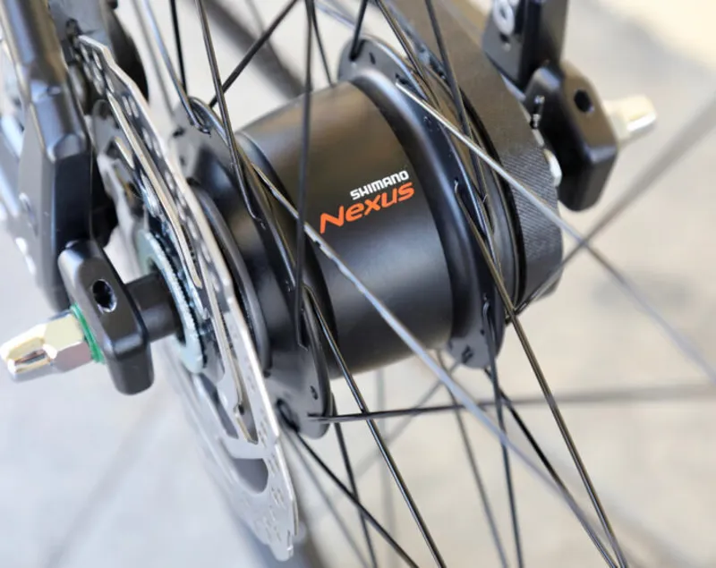 Marin Presidio 2 7 Speed Hub Gear Hybrid Bike 2023 in Silver-1