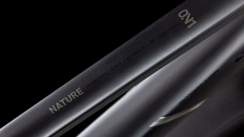 Cube Nature One Allroad Trapeze Hybrid Bike 2025 in Black/Black-2