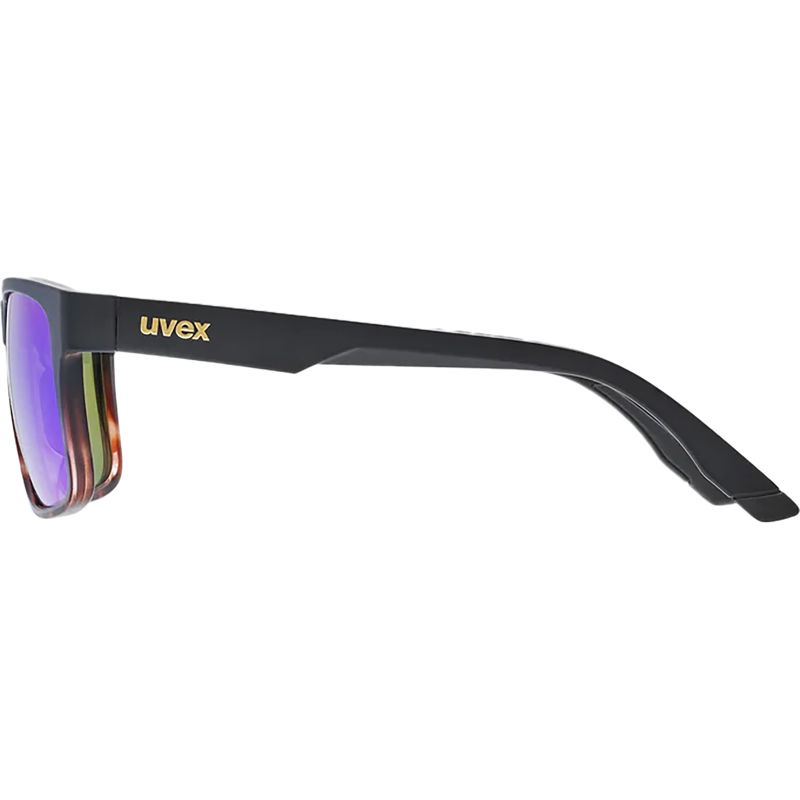 Balfes Bikes Uvex Poise Glasses in Black-Demi Matt / Mir.Green | Free postage over £30, £10 off first order, price match & 0% finance.