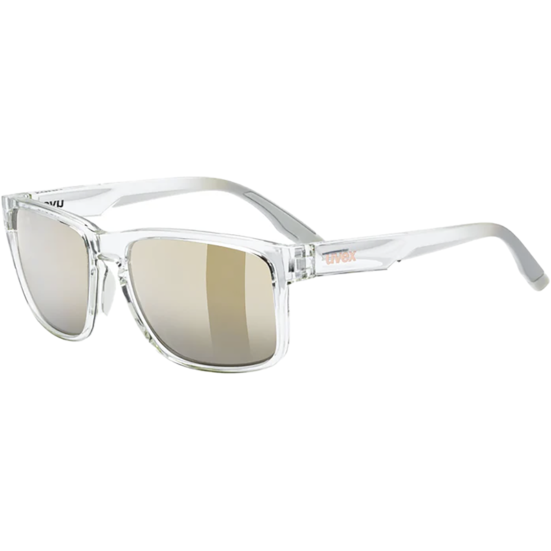 Balfes Bikes Uvex Poise Glasses in Clear / Mir.Gold | Free postage over £30, £10 off first order, price match & 0% finance.