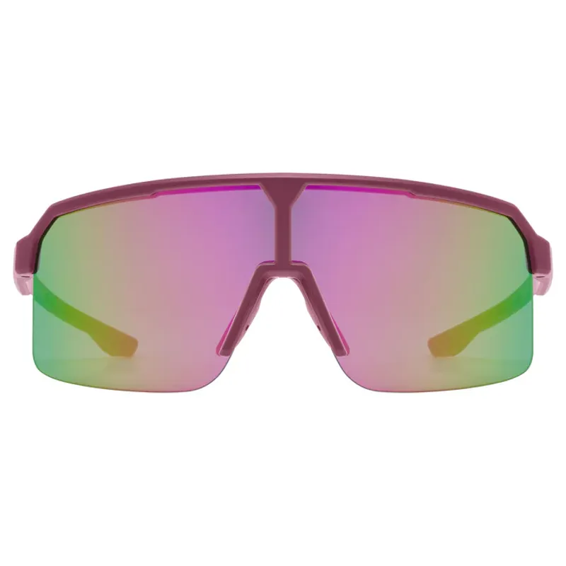 Uvex Ramp Glasses in Burgundy Matt / Mirror Rose-1