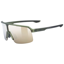 Uvex Ramp Glasses in Olive Matt / Mir.Gold