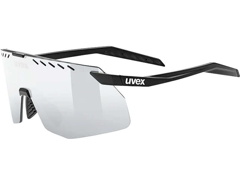 Uvex Pace Stage S Glasses in Black Matt / Mir.Silver