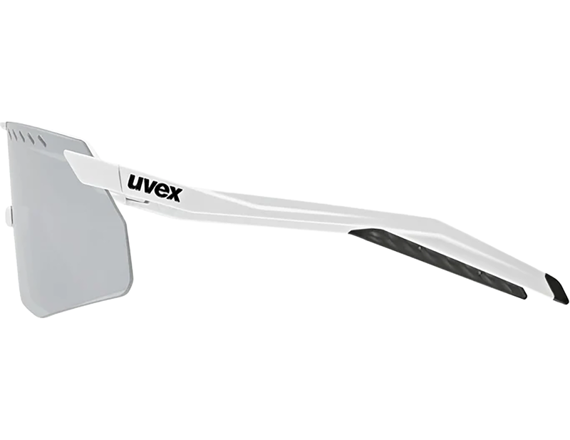 Uvex Pace Stage S Glasses in White Matt / Mir.Silver-2