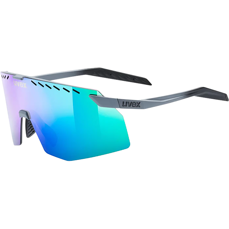 Balfes Bikes Uvex Pace Stage Glasses in Grey Matt / Mir.Green | Free postage over £30, £10 off first order, price match & 0% finance.
