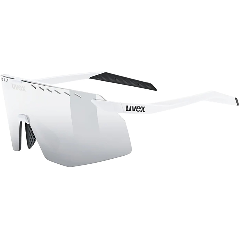 Balfes Bikes Uvex Pace Stage Glasses in White Matt / Mir.Silver | Free postage over £30, £10 off first order, price match & 0% finance.