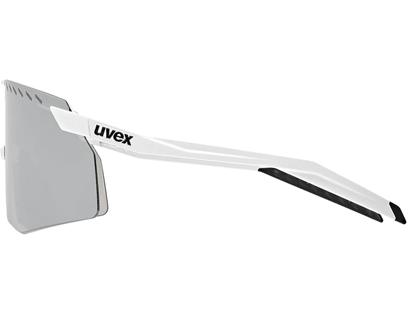 Uvex Pace Stage Glasses in White Matt / Mir.Silver-2
