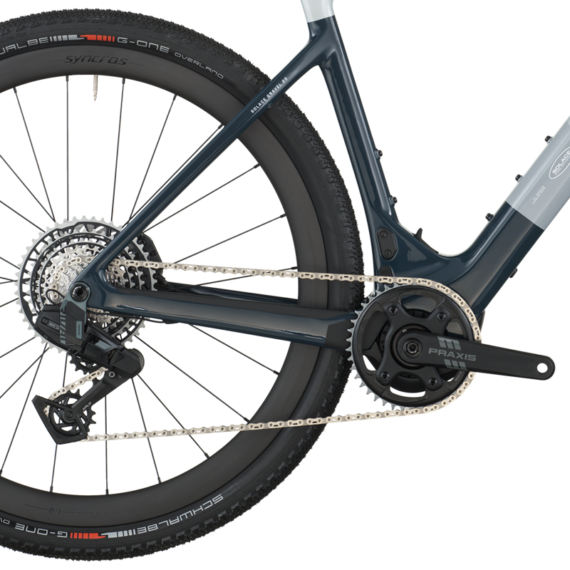 EX DISPLAY Scott Solace Gravel 20 Electric Gravel Bike Large 2026 in Squid Blue / Beluga Grey-3
