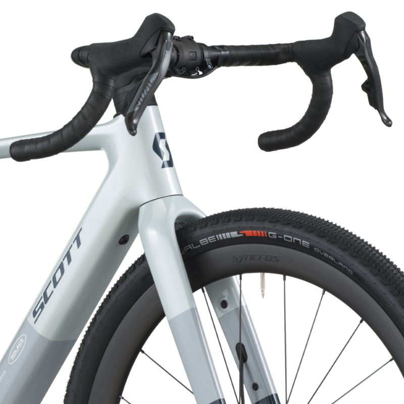 EX DISPLAY Scott Solace Gravel 20 Electric Gravel Bike Large 2026 in Squid Blue / Beluga Grey-4