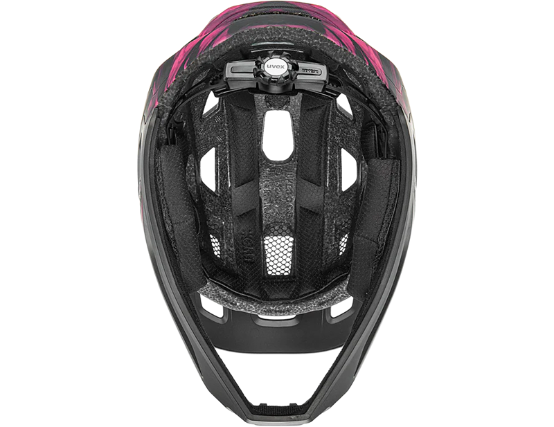 Uvex React Jr Fullface in Cranberry Matt-3