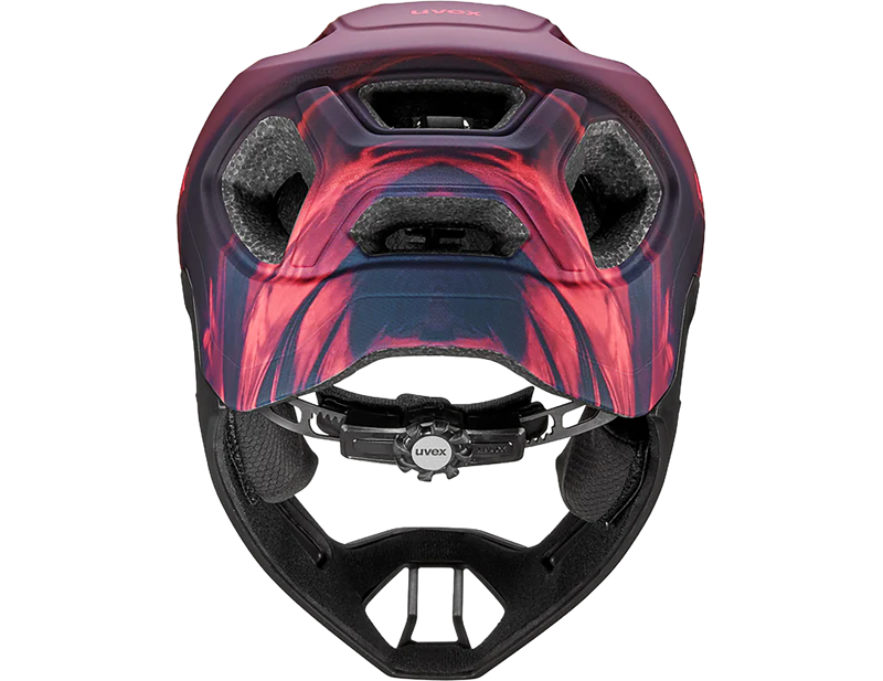 Uvex React Jr Fullface in Cranberry Matt-1