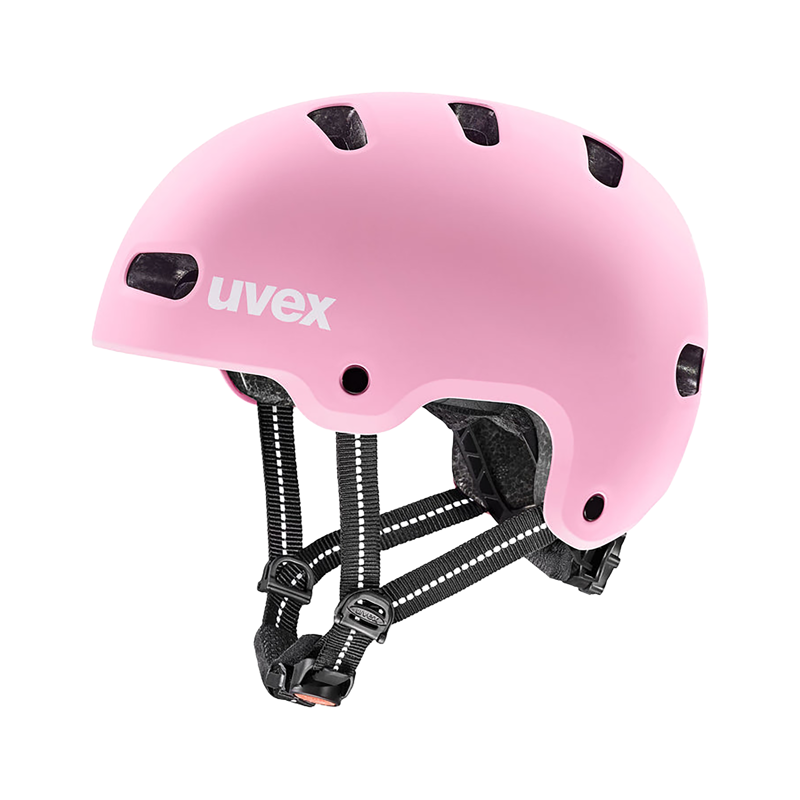Balfes Bikes Uvex Kid 4 Kids Helmet in Strawberry Matt | Free postage over £30, £10 off first order, price match & 0% finance.