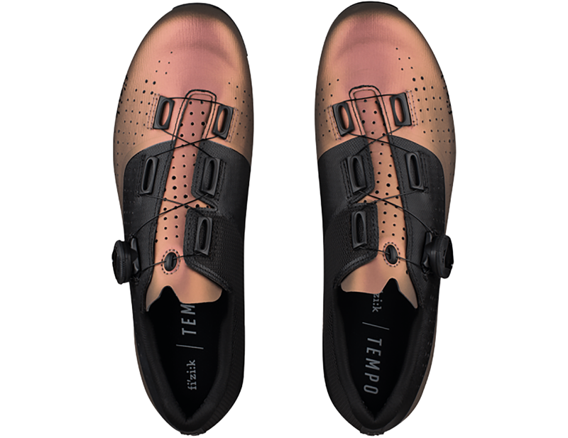 Fizik R4 Tempo Overcurve Wide in Iridescent Copper/Black-2