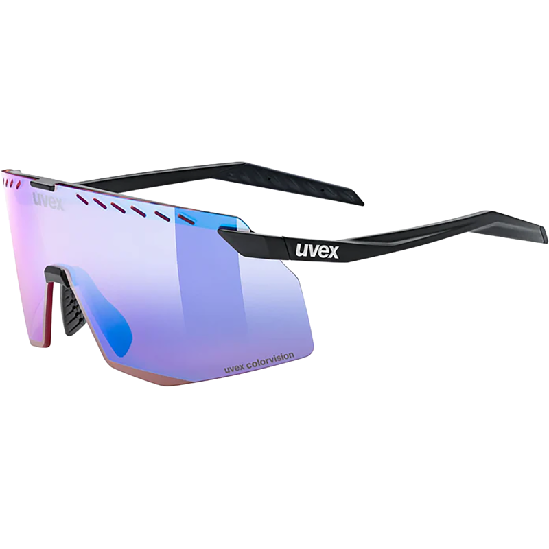 Balfes Bikes Uvex Pace Stage Cv Glasses in Black Matt /Mir. Blue | Free postage over £30, £10 off first order, price match & 0% finance.