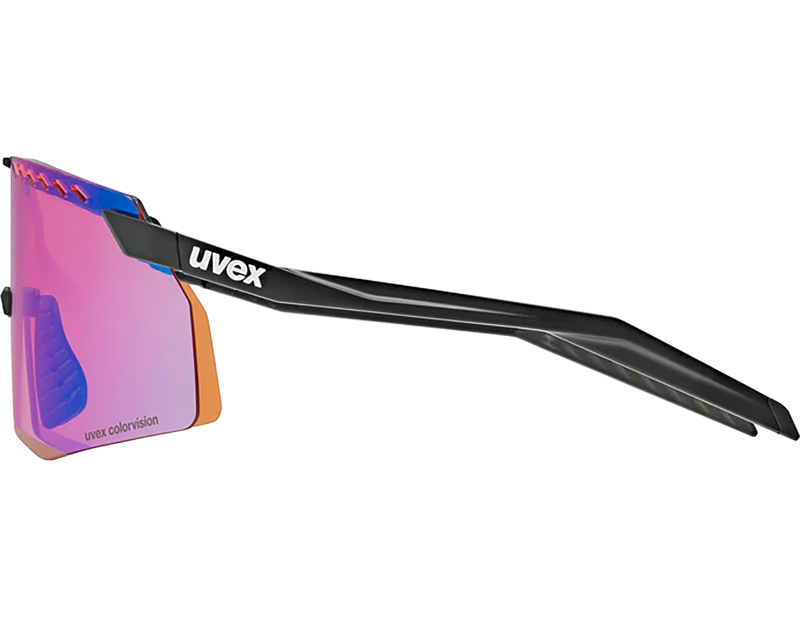 Uvex Pace Stage Cv Glasses in Black Matt /Mir. Blue-2