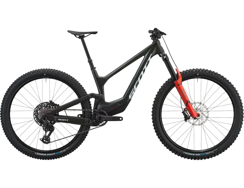 Scott Ransom 20 Carbon Full Suspension Mountain Bike 2027 in Carbon Black