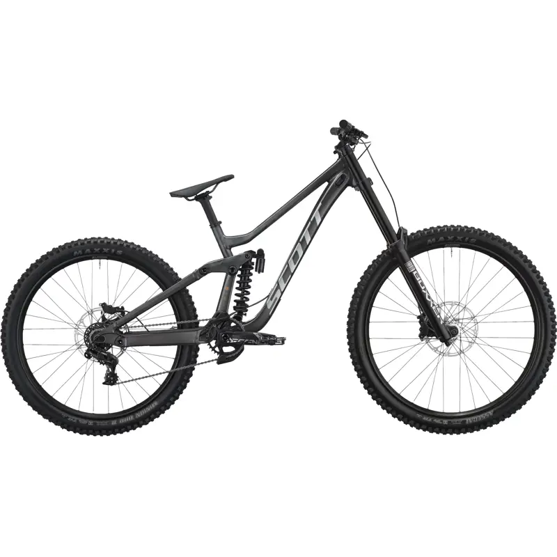 Balfes Bikes Scott Gambler 20 Full Suspension Downhill Mountain Bike 2027 in Alloy Black | Free postage over £30, £10 off first order, price match & 0% finance.
