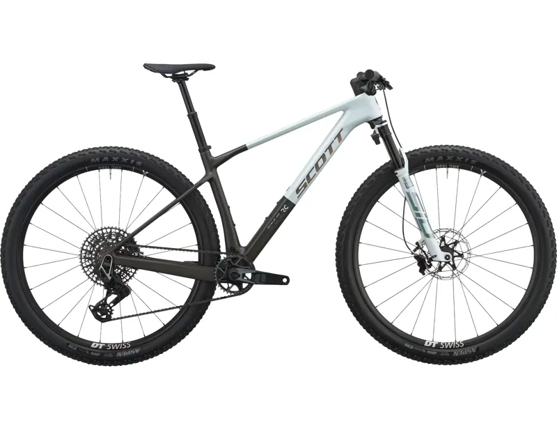 Scott Scale RC World Cup Carbon Hardtail Mountain Bike 2027 in Cumulus White and Carbon Black
