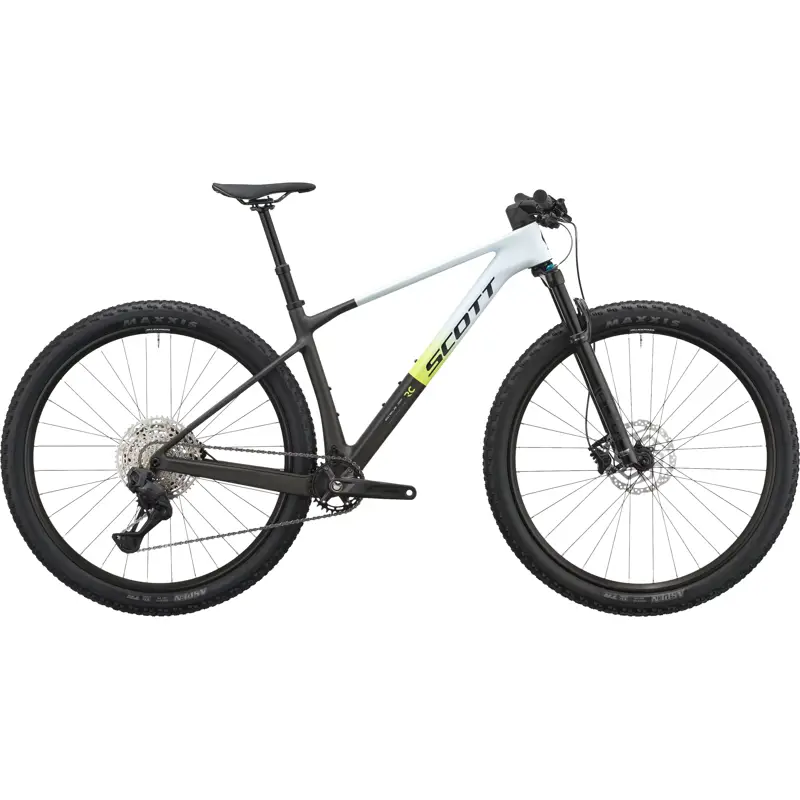 Balfes Bikes Scott Scale RC Comp Carbon Hardtail Mountain Bike 2027 in Mirage Blue and Carbon Black | Free postage over £30, £10 off first order, price match & 0% finance.