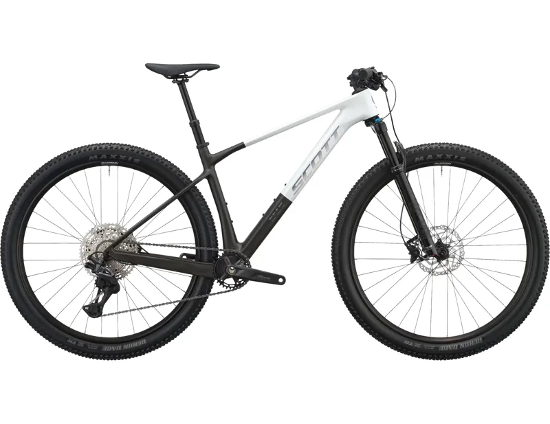 Scott Scale 10 Hardtail Mountain Bike 2027 in Pearl White and Carbon Black